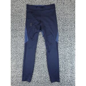 Run On Clouds Mens Performance Tights M Navy Blue Swiss Engineering Activewear
